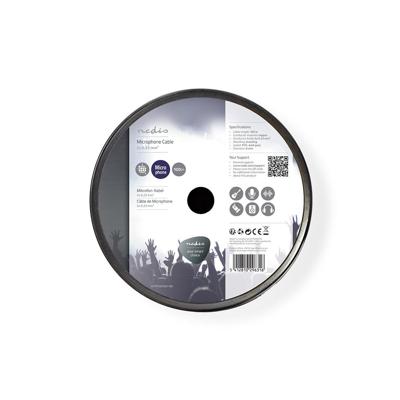 Microfoonkabel | 2x 0.23 mm² | Koper | 100.0 m | Rond | PVC | Donkergrijs | Rol - thumbnail