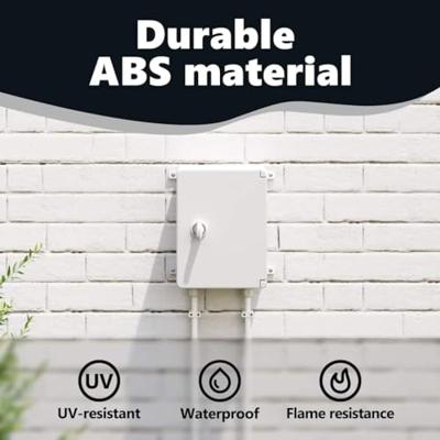 VidaXL Bedieningskast grijs 47 x 20 x 60 cm abs kunststof VidaXL Bedieningskast grijs 47 x 20 x 60 cm abs kunststof