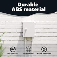 VidaXL Bedieningskast grijs 47 x 20 x 60 cm abs kunststof - thumbnail