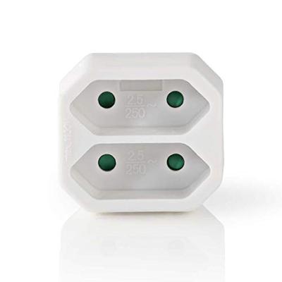 Nedis psspl200c1wt stopcontactsplitter 2-weg eurostopcontact wit Nedis psspl200c1wt stopcontactsplitter 2-weg eurostopcontact wit