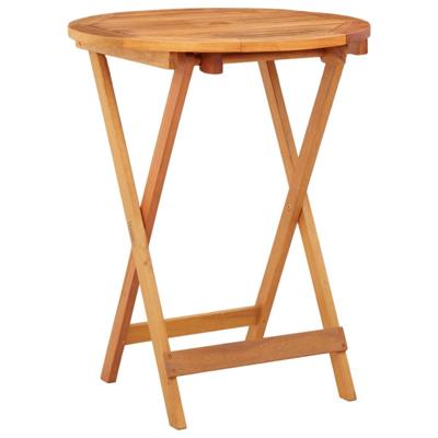 Tuintafel inklapbaar 60x75 cm massief eucalyptushout