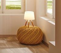 Paulmann Neordic Berit 79646 Tafellamp LED E27 20 W Wit, Hout - thumbnail