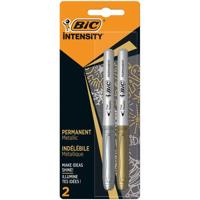 Viltstift bic intensity rond f goud en zilver | 20 stuks - thumbnail