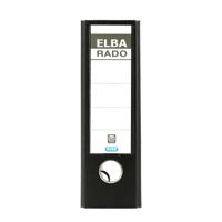 Elba Rado Plast ordner voor ft A5 staand, zwart, rug van 7,5 cm - thumbnail