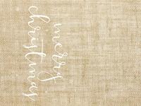 Jute Tafelloper Merry Christmas (50x250cm) - thumbnail