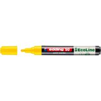 Paintmarker edding 50 eco waterbasis 2-3mm geel | 10 stuks - thumbnail