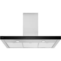 ETNA AB790RVS afzuigkap 609 m³/uur Muurmontage Zwart, Roestvrijstaal A - thumbnail