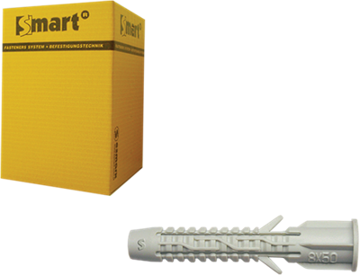 Pgb-Europe smart | universeelplug met boord ø 8x50 ny | 100 st sm00upn000800503