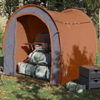 VidaXL Opbergtent waterdicht oranje - thumbnail