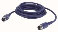 Midi kabel gegoten Conn.0.75mt DIN 5p 3-pins aangesloten - thumbnail