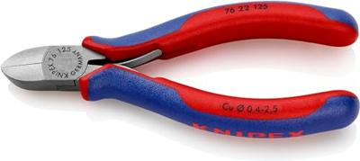 Knipex Zijsnijtang Voor elektromechanica | verzonken scharnier | 125 mm - 7622125