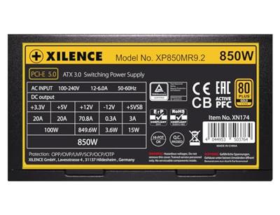 Xilence Performance X Series XP850MR9.2 power supply unit 850W Zwart, Rood