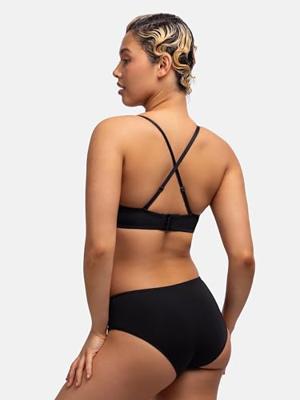 Balconette BH - Strapless - Michelle - Bh met verwijderbare bandjes - Wit - Zwart - Huidskleur - 70A