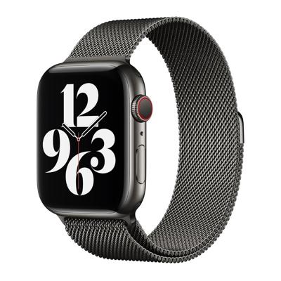 Apple Watch Band - Milanees bandje - 41 mm - Grafiet - One Size