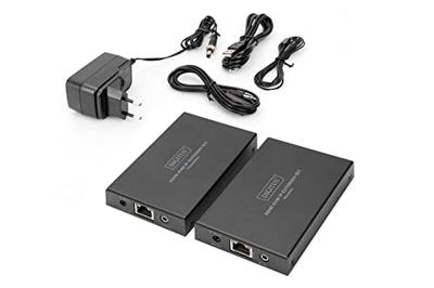 Digitus DS-55507 HDMI / RJ45 Adapter [1x HDMI-bus - 1x HDMI-bus] Zwart 4K UHD