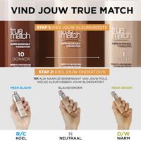 L’Oréal Paris True Match Foundation 3.W Golden Beige - Natuurlijk Dekkende Foundation met Hyaluronzuur en SPF 17 - 30 ml - thumbnail