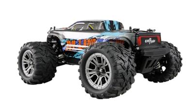 Amewi M-Land Blauw Brushed 1:16 RC modelauto voor beginners Elektro Monstertruck 4WD RTR 2,4 GHz Amewi M-Land Blauw Brushed 1:16 RC modelauto voor beginners Elektro Monstertruck 4WD RTR 2,4 GHz