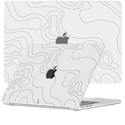 Lunso MacBook cover hoes - case - Land Lines