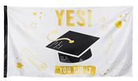 Geslaagd Vlag Wit Yes You Did It - thumbnail