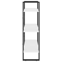 Boekenkast 80x30x105 cm spaanplaat wit - thumbnail