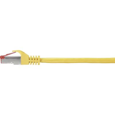 Renkforce RF-5191076 RJ45 Netwerkkabel, patchkabel CAT 6 S/FTP 10.00 m Geel Snagless, Vergulde steekcontacten, Vlambestendig 1 stuk(s)
