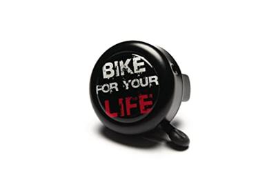 REICH fietsbel "bike for your life" bell bike for your life black