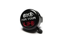 REICH fietsbel "bike for your life" bell bike for your life black - thumbnail
