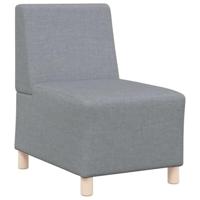 Fauteuil 55 cm stof lichtgrijs - thumbnail