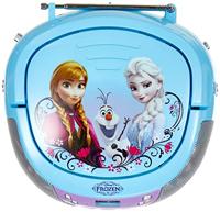 ekids FR-430 Disney Frozen CD-speler met microfoon voor kinderen draagbaar Anna en Elsa blauw - thumbnail