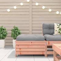 Tuinvoetenbank 62x63,5x32 cm massief douglashout - thumbnail