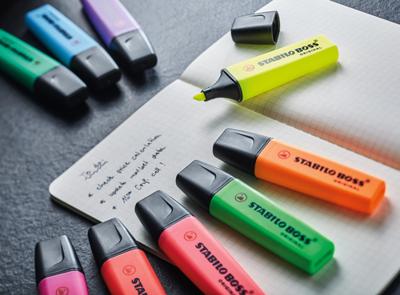 STABILO BOSS ORIGINAL etui 4 kleuren