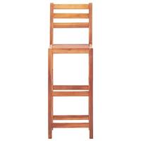 Barstoelen 2 st massief acaciahout - thumbnail