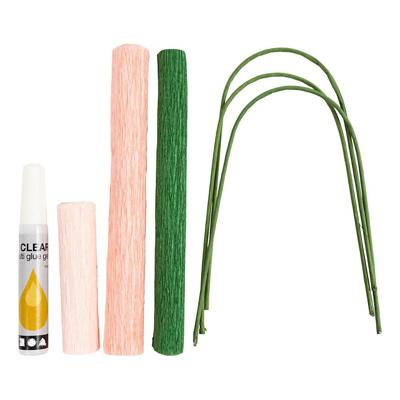 Creativ Company Mini hobbyset crepepapier anjers