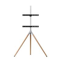 One For All 65 TV Stand Tripod Oak & Silver grey TV-voet In hoogte verstelbaar, Zwenkbaar 81,3 cm (32) - 165,1 cm (65) Zwenkbaar, In hoogte verstelbaar, - thumbnail