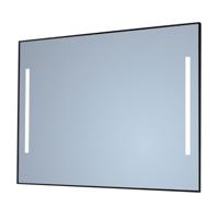 Spiegel Sanicare Q-Mirrors 70x70 cm Vierkant Met Links & Rechts LED Cold White, Omlijsting Aluminium incl. ophangmateriaal Zonder Schakelaar Sanicare - thumbnail