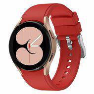 Samsung Galaxy Watch 4 - 40mm & 44mm - Siliconen sportband - Rood Samsung Galaxy Watch 4 - 40mm & 44mm - Siliconen sportband - Rood