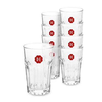 Douwe Egberts - Glas "Latte Macchiato" 295ml - 12 stuks