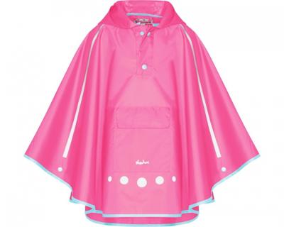 Playshoes regenponcho met tas Fuchsia-M