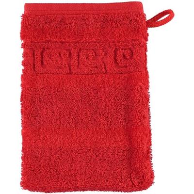 Cawö Cawö Noblesse Uni Washandje Rood