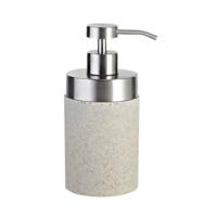 Zeepdispenser Sapho Stone Vrijstaand 300 ML Polyresin Beige - thumbnail
