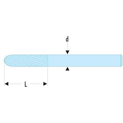 Facom vfa frezen - vijlen n3 d 6mm l 18mm - VFA.604