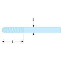 Facom vfa frezen - vijlen n3 d 6mm l 18mm - VFA.604 - thumbnail