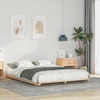 Bedframe Bruin 140 x 220 cm Massief grenenhout - thumbnail