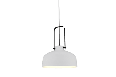Artdelight Hanglamp Mendoza Ø 37,5 cm wit-zwart