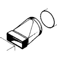 Wallair 20200115 Vlakkanaal ventilatiesysteem 100 Verloopstuk 110/100 - thumbnail