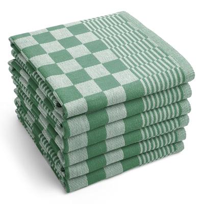 Byrklund Theedoek Clean & Tidy Groen - 6 stuks