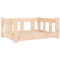 VidaXL Hondenmand 65,5x50,5x28 cm massief grenenhout - thumbnail