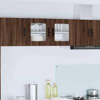 Keukenkast aan de muur Bruin Eiken 80 x 31 x 40 cm Bewerkt hout - thumbnail