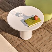 Kave Home Albanella salontafel Ø65 cm Wit - thumbnail