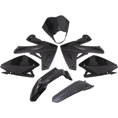 Edge Plaatset 7-delig voor rieju mrt 50 sm - zwart